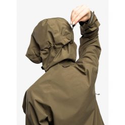 Kurtka przeciwdeszczowa damska Fjallraven HC Hydratic Trail Jacket. Żółte kurtki damskie Fjällräven, l, bez wzorów, bez kaptura. Za 953.99 zł.