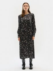Karen by Simonsen Sukienka codzienna Marbella 10104846 Czarny Regular Fit. Czarne sukienki damskie Karen by Simonsen, bez wzorów, z wiskozy, bez ramiączek. Za 399.99 zł.