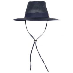 Klasyczny Kapelusz Unisex Panama. Niebieskie kapelusze damskie Trespass, bez wzorów, z materiału, klasyczne. Za 90.99 zł.
