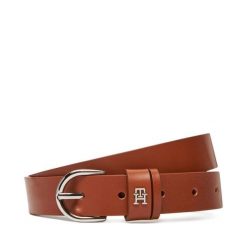 Pasek Damski Tommy Hilfiger. Brązowe paski damskie Tommy Hilfiger, bez wzorów. Za 149.99 zł.