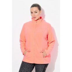 Damskie Bluza polarowa system modułowy do wpinania z recyklingu. Czerwone bluzy damskie Ulla Popken, plus size, bez wzorów, z materiału, bez kaptura. Za 199.99 zł.