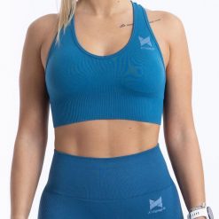 Xtreme Sportswear damski top sportowy niebieski. Niebieskie biustonosze sportowe damskie XTREME, bez wzorów. Za 99.99 zł.