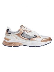 Pepe Jeans FOOTWEAR Sneakersy "Dave Metal" w kolorze biało-beżowym rozmiar: 40. Białe obuwie sportowe damskie Pepe Jeans FOOTWEAR, z jeansu, bez zapięcia. Za 272.31 zł.