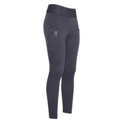 Damskie legginsy jeździeckie z pełną przyczepnością Easy Rider Don. Szare legginsy damskie EASY RIDER, bez wzorów. Za 321.25 zł.