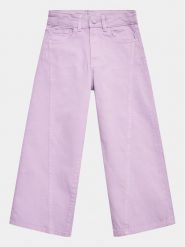Guess Jeansy J3YB14 WE620 Fioletowy Regular Fit. Fioletowe jeansy dziewczęce Guess, z aplikacjami, z bawełny. Za 269.99 zł.