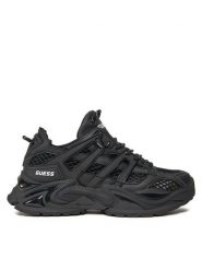 Guess Sneakersy Belluna FLJBLL ELE12 Czarny. Czarne obuwie sportowe damskie Guess, ze skóry, bez zapięcia. Za 399.99 zł.