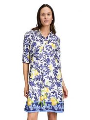 Vera Mont Sukienka w kolorze kremowo-niebieskim rozmiar: 42. Brązowe sukienki damskie Vera Mont, bez wzorów, bez ramiączek. Za 173.99 zł.