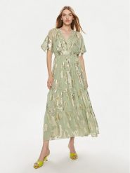YAS Sukienka koktajlowa Dasha 26032865 Zielony Regular Fit. Zielone sukienki damskie YAS, bez wzorów, z syntetyku, wizytowe, bez ramiączek. Za 839.99 zł.