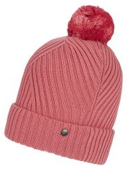 Ziener Czapka "Ileas" w kolorze różowym rozmiar: onesize. Różowe czapki damskie Ziener, z aplikacjami, z materiału. Za 74.99 zł.