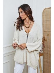 So Cachemire Kardigan "Enouka" w kolorze beżowym rozmiar: S. Brązowe kardigany damskie So Cachemire, s, bez wzorów, z wełny. Za 175.26 zł.