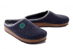 DR. BRINKMANN 320094-05 navy, kapcie damskie. Niebieskie kapcie damskie Dr. Brinkmann. Za 204.90 zł.