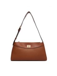 Calvin Klein Torebka Mix Media Shoulder Bag LV04F3886G Brązowy. Brązowe torebki klasyczne damskie Calvin Klein, ze skóry, bez dodatków. Za 529.99 zł.