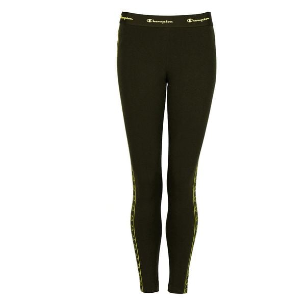 Legginsy fitness damskie. Zielone legginsy damskie Champion, xs, bez wzorów, z bawełny. Za 103.00 zł.
