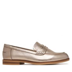 Lordsy Caprice. Żółte półbuty damskie Caprice, bez wzorów, bez obcasa, bez zapięcia. Za 439.99 zł.