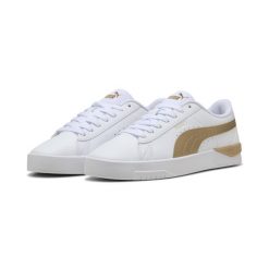 Damskie sneakersy Jada Classic Aqua Metallics PUMA White Alpine Snow Gold. Białe obuwie sportowe damskie Puma, bez zapięcia, tenisowe. W wyprzedaży za 204.00 zł.