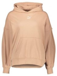 Puma Bluza "C- PMA CLSCS" w kolorze beżowym rozmiar: M. Brązowe bluzy damskie Puma, m, bez wzorów, z bawełny, z kapturem. Za 149.31 zł.