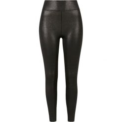 Legginsy Damskie Glamour Z Wysoką Talią. Czarne legginsy damskie Urban Classics, xl, bez wzorów. Za 120.99 zł.