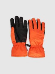 4F Rękawiczki narciarskie Thinsulate membrana 5000 damskie - czerwone XL. Czerwone rękawiczki damskie 4F, bez wzorów. Za 149.99 zł.