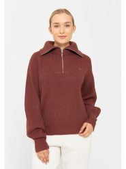 Bench Sweter "Thurynn" w kolorze jasnobrązowym rozmiar: 42. Brązowe swetry klasyczne damskie Bench, bez kołnierzyka. Za 90.69 zł.