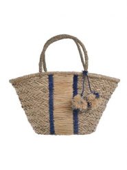 BLE Shopper bag w kolorze beżowym - 58 x 28 x 19 cm rozmiar: onesize. Brązowe shopper bag BLE, bez wzorów, z materiału, na ramię, bez dodatków. Za 88.95 zł.