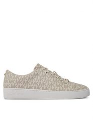 MICHAEL Michael Kors Sneakersy Keaton Lace Up 43R4KTFS1B Écru. Brązowe obuwie sportowe damskie MICHAEL Michael Kors, ze skóry, bez zapięcia. Za 439.99 zł.