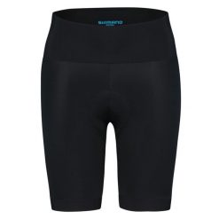 Damskie spodenki kolarskie PRIMO. Czarne spodenki sportowe damskie Shimano, s, bez wzorów, z elastanu, rowerowe. Za 349.90 zł.