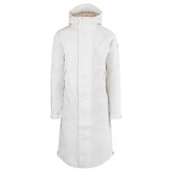 Wodoodporna zimowa kurtka przeciwdeszczowa Agu Undyed City Slicker. Białe kurtki damskie AGU, na zimę, s, z aplikacjami, z materiału, z kapturem. Za 1,186.40 zł.