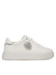 Blauer Sneakersy F5VENUS01/LEA Biały. Białe obuwie sportowe damskie Blauer, ze skóry, bez zapięcia. Za 429.99 zł.