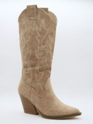 Bellucci Botki w kolorze khaki rozmiar: 39. Brązowe botki damskie Bellucci, eleganckie, bez obcasa, bez zapięcia. Za 154.95 zł.