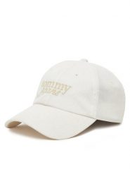 Tommy Jeans Czapka z daszkiem Script AW0AW17908 Écru. Białe czapki z daszkiem damskie Tommy Jeans, bez wzorów, z jeansu. Za 104.99 zł.