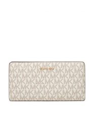 MICHAEL Michael Kors Portfel Bryant 32S5GYTP3B Beżowy. Brązowe portfele damskie MICHAEL Michael Kors, bez wzorów, ze skóry. Za 599.99 zł.