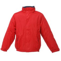 Kurtka Bomberka Unisex Dla Dorosłych Dover. Czerwone kurtki damskie Regatta, xs, bez wzorów, bez kaptura. Za 161.99 zł.
