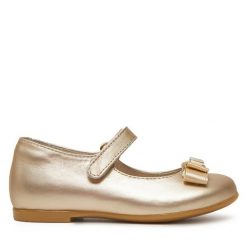 Baleriny Tommy Hilfiger. Żółte baleriny dziewczęce Tommy Hilfiger, bez wzorów, bez obcasa, bez zapięcia. Za 349.99 zł.
