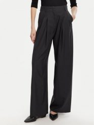 Marella Spodnie palazzo Ulzio 2523136095 Szary Wide Leg. Szare spodnie materiałowe damskie Marella, bez wzorów, z materiału. Za 1,119.00 zł.