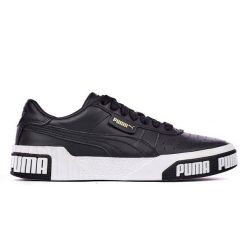 Buty tenisówki damskie Puma Cali Bold WMNS. Czarne trampki damskie Puma, bez wzorów, ze skóry, bez zapięcia. Za 295.75 zł.