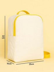 Samimi Plecak w kolorze beżowo-żółtym - 25 x 32 x 10 cm rozmiar: onesize. Brązowe plecaki Samimi, bez wzorów, z materiału. Za 134.85 zł.