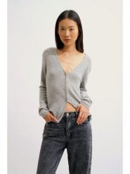 AUTHENTIC CASHMERE Kaszmirowy kardigan "Chalais" w kolorze szarym rozmiar: S. Szare kardigany damskie AUTHENTIC CASHMERE, s, bez wzorów, z kaszmiru. Za 326.32 zł.