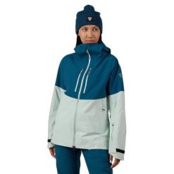 Damska kurtka narciarska Rossignol Rallybird. Niebieskie kurtki damskie Rossignol, na zimę, bez wzorów, bez kaptura. Za 1,858.50 zł.