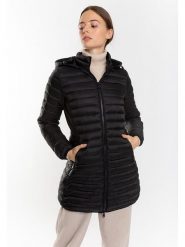 Northwood Płaszcz pikowany "Julie" w kolorze czarnym rozmiar: M. Czarne płaszcze damskie Northwood, m, bez wzorów, bez kaptura. Za 239.99 zł.