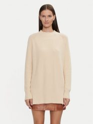 Kontatto Sweter 3M0128 Beżowy Relaxed Fit. Brązowe swetry klasyczne damskie Kontatto, m, z syntetyku, bez kołnierzyka. Za 229.99 zł.