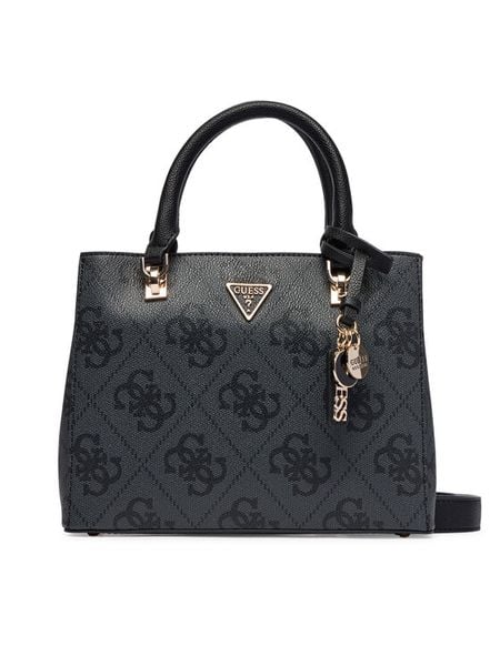 Guess Torebka Noelle II HWSO96 72050 Szary. Szare torebki klasyczne damskie Guess, ze skóry, bez dodatków. Za 639.99 zł.