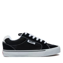 Tenisówki Vans. Czarne trampki damskie Vans, bez wzorów, bez zapięcia. Za 399.99 zł.