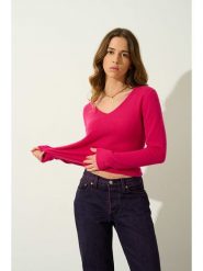 AUTHENTIC CASHMERE Kaszmirowy sweter "Galise" w kolorze różowym rozmiar: S. Różowe swetry klasyczne damskie AUTHENTIC CASHMERE, s, z kaszmiru, bez kołnierzyka. Za 274.24 zł.