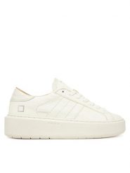 D.A.T.E. Sneakersy Hill Low Platform W431-HP-MN Écru. Obuwie sportowe damskie D.A.T.E., ze skóry, bez zapięcia. Za 609.99 zł.