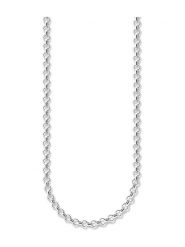 Thomas Sabo Srebrny naszyjnik - dł. 45 cm rozmiar: onesize. Szare naszyjniki damskie thomas sabo, srebrne. Za 129.95 zł.