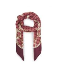 Guess Chusta AW5412 POL03 Fioletowy. Fioletowe chusty damskie Guess, z aplikacjami, z materiału. Za 199.99 zł.