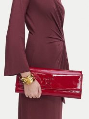 Elisabetta Franchi Torebka BS-29A-67E2-V220 Czerwony. Czerwone torebki wieczorowe damskie Elisabetta Franchi, bez wzorów, ze skóry, bez dodatków. Za 939.99 zł.