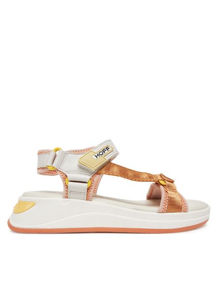 HOFF Sandały Samana 12508006 Pomarańczowy. Brązowe sandały damskie HOFF, bez wzorów, ze skóry, bez obcasa, na płaskiej podeszwie, bez zapięcia. Za 449.99 zł.