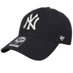 Czapka z daszkiem dla dorosłych MLB New York Yankees MVP Cap. Niebieskie czapki z daszkiem damskie 47 Brand, bez wzorów. Za 99.99 zł.