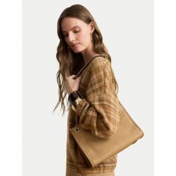 Torebka LAUREN RALPH LAUREN. Brązowe torebki klasyczne damskie Lauren Ralph Lauren, bez dodatków. Za 1,699.00 zł.